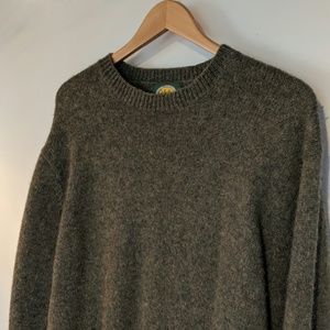 Cabela's green wool sweater